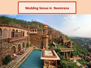 Grand Hira Resort Neemrana  | Destination Wedding near Delhi