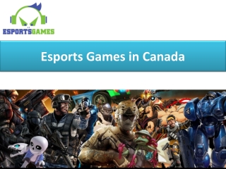 Esports Games in Canada