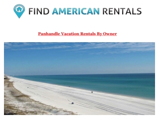 Panhandle Vacation Rentals By Owner