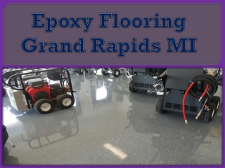 Epoxy Flooring Grand Rapids MI