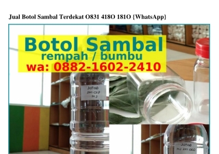 Jual Botol Sambal Terdekat