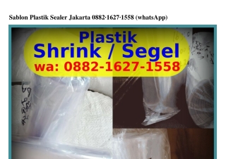 Sablon Plastik Sealer Jakarta