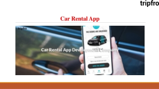 Car Rental App