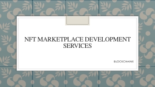 Nft marketplace development services