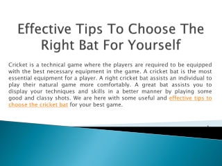 Best Tennis Cricket Bats That Are Very Easy To Handle