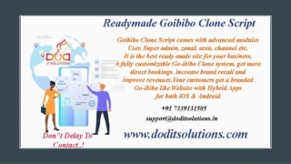 Best Online Goibibo Clone System - DOD IT SOLUTIONS