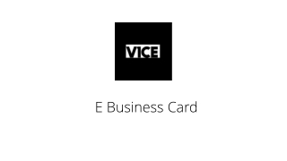 E Business Card