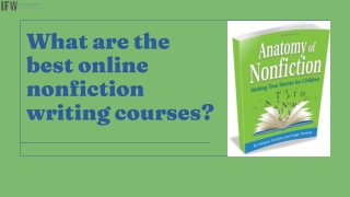 What are the best online nonfiction writing courses