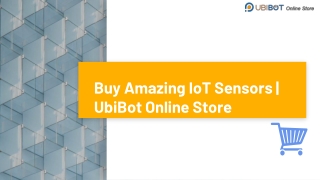 Buy Amazing IoT Sensors | UbiBot Online Store