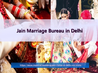 Jain Marriage Bureau in Delhi