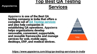Top Best QA Testing Services