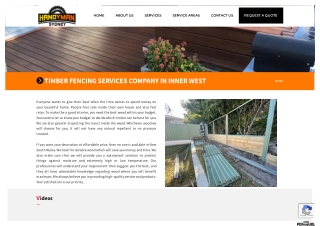 Timber Fencing Services Company In Inner West | Timber Fencing In Inner West