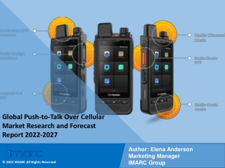 Push-to-Talk Over Cellular Market PDF, Size, Share, Industry Scope 2022-2027
