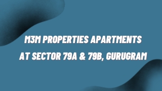 M3M Sector 79 Gurugram - Download Brochure