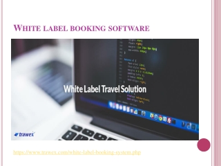 White label booking software