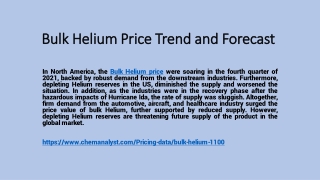 Bulk Helium Supply in Global market