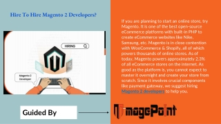 How To Hire Best Magento 2 Developers?