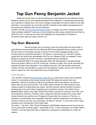 top-gun-penny-benjamin-jacket