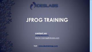 JFROG TRAINING