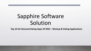 Top 10 On-Demand Dating Apps Of 2022 | Sapphire