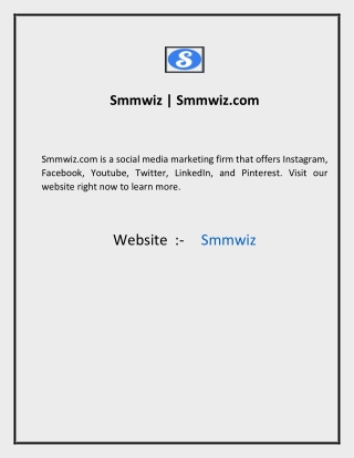 Smmwiz  Smmwiz