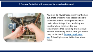 6 Furnace Facts that will leave you Surprised and Amazed