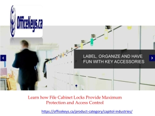 Learn how File Cabinet Locks Provide Maximum Protection and Access Control