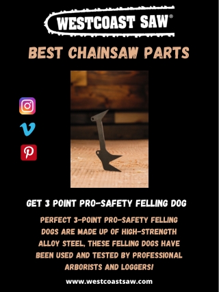 Get 3 Point Pro-Safety Felling Dog - Westcoast Saw