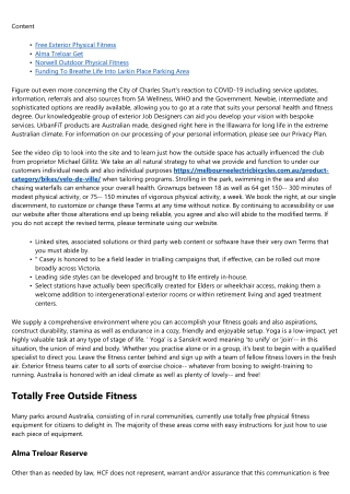 5 Simple Ways To Try Outdoor Health And Fitness Activities