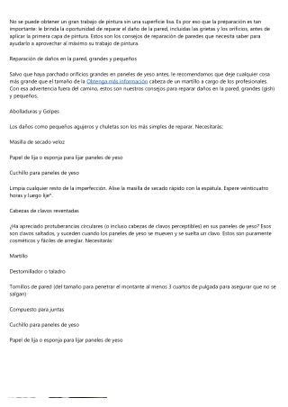 Lo que tienes que saber para pintar su vivienda