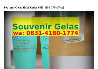 Souvenir Gelas Sloki Kudus 08౩1.Ꮞ180.1ᜪᜪᏎ[WhatsApp]