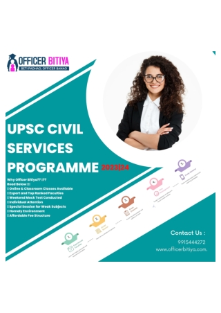 Best IAS Coaching In Chandigarh Officer Bitiya