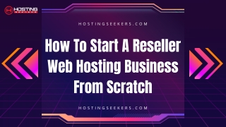 Reseller Web Hosting Business