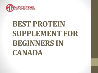 BEST PROTEIN SUPPLEMENT FOR BEGINNERS IN CANADA