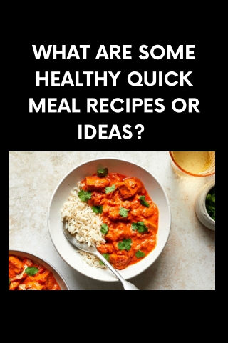What are some healthy quick meal recipes or ideas Mohit Bansal Chandigarh