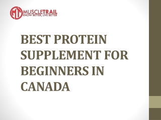 BEST PROTEIN SUPPLEMENT FOR BEGINNERS IN CANADA