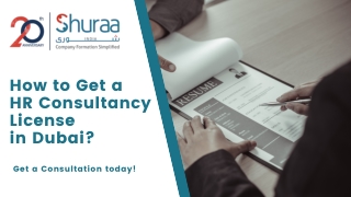 How to Get a HR Consultancy License in Dubai