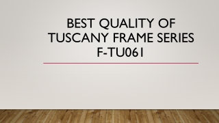 BEST QUALITY OF TUSCANY FRAME SERIES F-TU061_