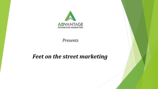 Feet on the Street Marketing- The Ever-Trending Strategy That Works