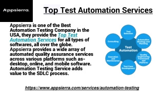 Top Test Automation Services