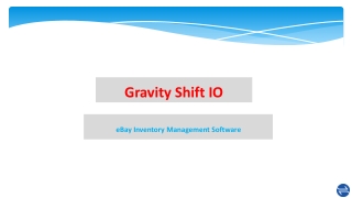 eBay Inventory Management Software USA | Gravity Shift IO