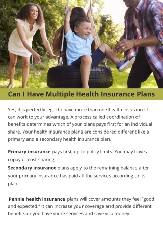 Can I Have Multiple Health Insurance Plans