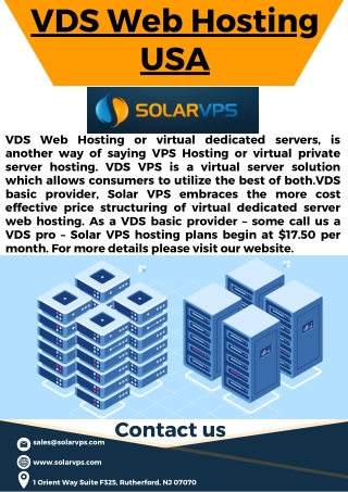 VDS Web Hosting USA