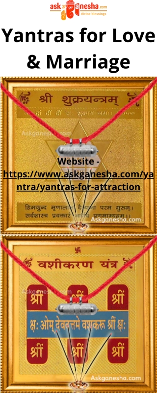 Yantras for Love & Marriage