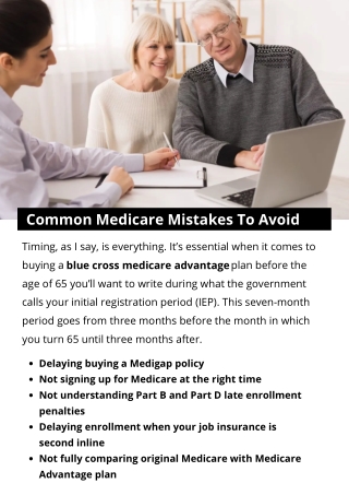 Common Medicare Mistakes To Avoid