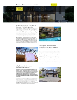 Home Extensions Adelaide