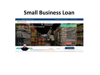 Small Business Loan