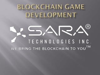 Blockchain Game Developer