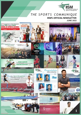 The Sports Communique Newsletter for June 2022-IISM