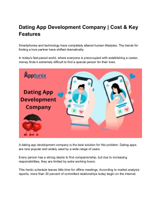 A Comprehensive Guide to Dating App Development Company